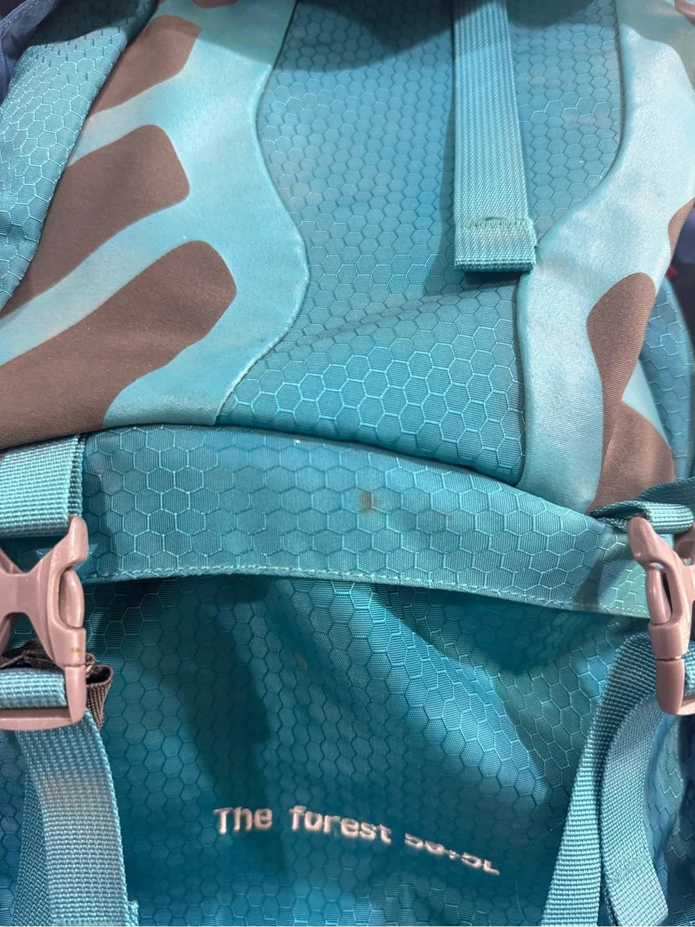 Waynorth Teal Outdoor Hiking Backpack - Unbranded